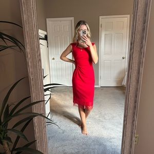 CALVIN KLEIN MIDI DRESS